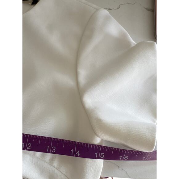 Kobi Halperin Classic Sheath Mini Dress in White, Sz 4 - Picture 12 of 13